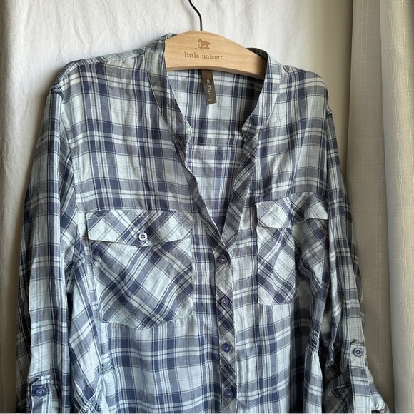 Thyme Maternity Wear  Women’s Button Up Longsleeve Size Medium - Picture 4 of 8